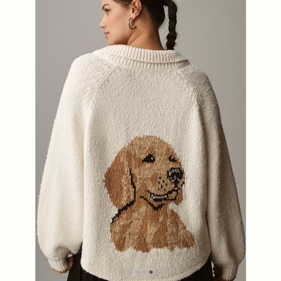 Anthropologie - Jesse Icon Dog Sweater Size Medium - Picture 3 of 4